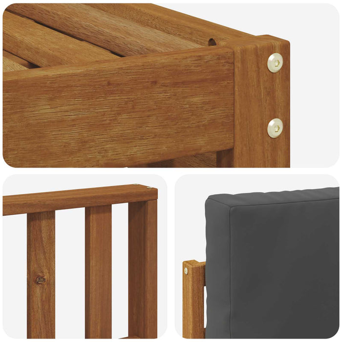Seturi de canapele cu pernă 9 pcs Natural și Antracit - WALTI WALTI