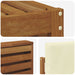 Seturi de canapele 9 pcs Natural și Crem Lemn Solid de Acacia - WALTI WALTI