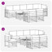 Seturi de canapele 9 pcs Natural și Crem Lemn Solid de Acacia - WALTI WALTI
