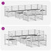 Seturi de canapele 9 pcs natural Lemn Solid de Acacia - WALTI WALTI