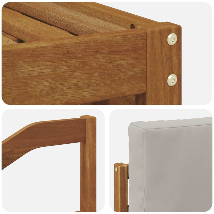 Seturi de canapele cu pernă 9 pcs Gri natural și deschis - WALTI WALTI