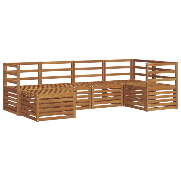 Seturi de canapele 6 pcs natural Lemn Solid de Acacia - WALTI WALTI