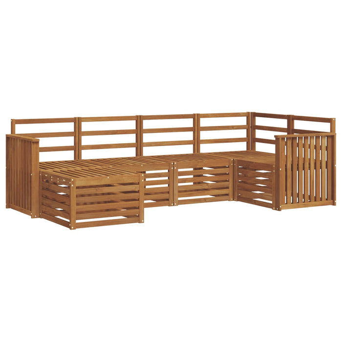 Seturi de canapele 6 pcs natural Lemn Solid de Acacia - WALTI WALTI