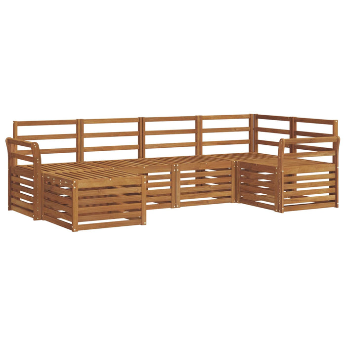 Seturi de canapele 6 pcs natural Lemn Solid de Acacia - WALTI WALTI