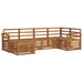 Seturi de canapele 6 pcs natural Lemn Solid de Acacia - WALTI WALTI