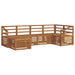Seturi de canapele 6 pcs natural Lemn Solid de Acacia - WALTI WALTI