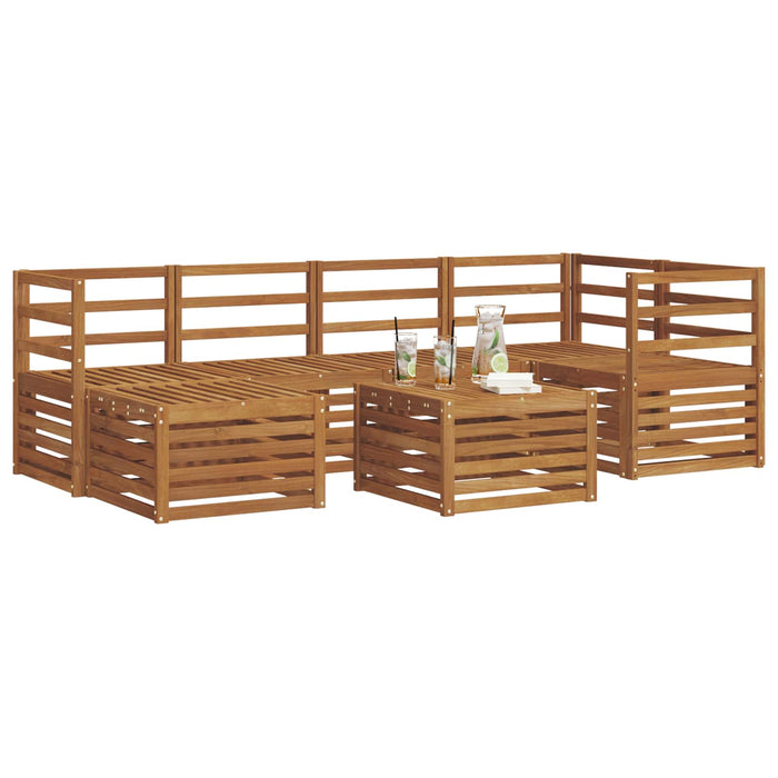 Seturi de canapele natural Lemn Solid de Acacia - WALTI WALTI