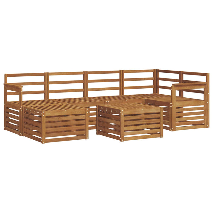 Seturi de canapele natural Lemn Solid de Acacia - WALTI WALTI