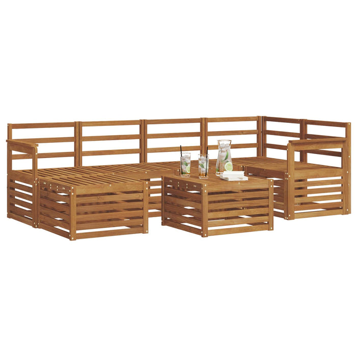 Seturi de canapele natural Lemn Solid de Acacia - WALTI WALTI