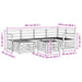 Seturi de canapele natural Lemn Solid de Acacia - WALTI WALTI