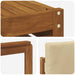 Seturi de canapele 7 pcs Natural și Bej Lemn Solid de Acacia - WALTI WALTI