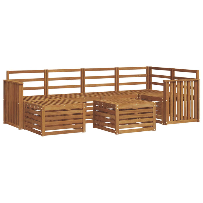 Seturi de canapele natural Lemn Solid de Acacia - WALTI WALTI
