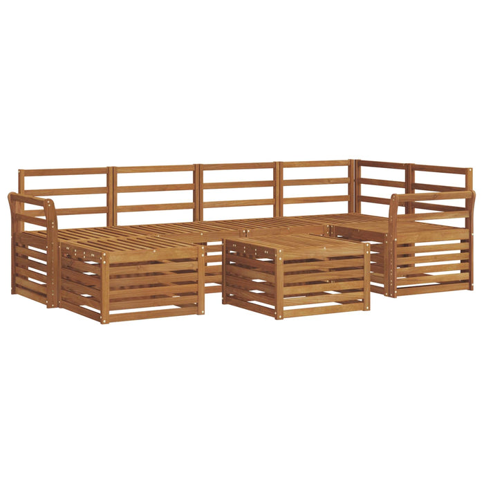 Seturi de canapele natural Lemn Solid de Acacia - WALTI WALTI