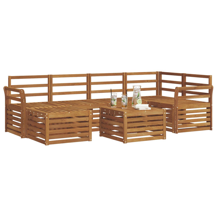 Seturi de canapele natural Lemn Solid de Acacia - WALTI WALTI
