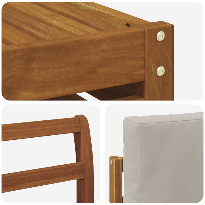Seturi de canapele cu pernă 7 pcs Gri natural și deschis - WALTI WALTI
