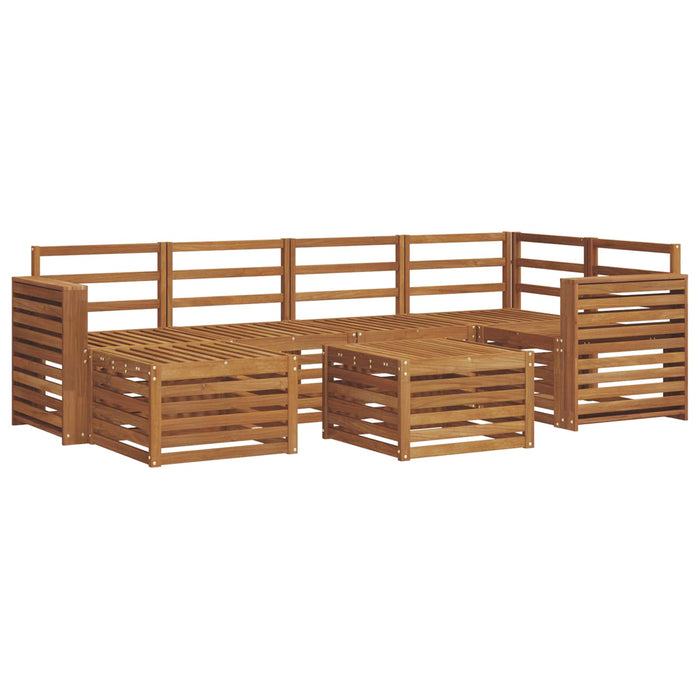 Seturi de canapele natural Lemn Solid de Acacia - WALTI WALTI