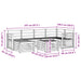 Seturi de canapele natural Lemn Solid de Acacia - WALTI WALTI