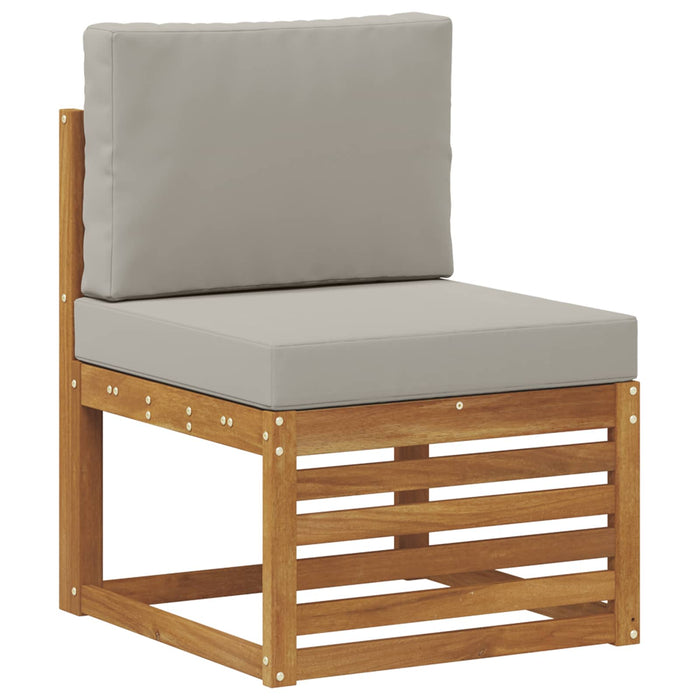 Seturi de canapele cu pernă 7 pcs Gri natural și deschis - WALTI WALTI