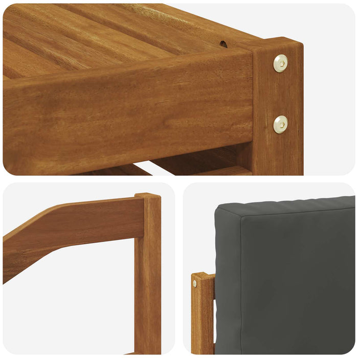 Seturi de canapele cu pernă 7 pcs Natural și Antracit - WALTI WALTI
