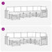 Set canapea sectională cu pernă 7 pcs Gri natural și deschis - WALTI WALTI