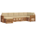 Set canapea sectională cu pernă 7 pcs Natural și Bej - WALTI WALTI