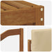 Set canapea sectională cu pernă 7 pcs Natural și Bej - WALTI WALTI