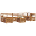 Set de canapele de exterior 8 pcs natural Lemn Solid de Acacia - WALTI WALTI