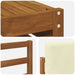 Set de canapele de exterior cu pernă 8 pcs Natural și Crem - WALTI WALTI