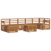 Set de canapele de exterior 8 pcs natural Lemn Solid de Acacia - WALTI WALTI