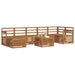 Set de canapele de exterior 8 pcs natural Lemn Solid de Acacia - WALTI WALTI