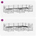 Set de canapele de exterior 8 pcs natural Lemn Solid de Acacia - WALTI WALTI