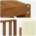 Set de canapele de exterior cu pernă 8 pcs Natural și Crem - WALTI WALTI