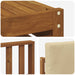 Set de canapele de exterior cu pernă 8 pcs Natural și Bej - WALTI WALTI