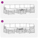 Set de canapele de exterior cu pernă 8 pcs Natural și Bej - WALTI WALTI