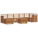 Set de canapele de exterior 8 pcs natural Lemn Solid de Acacia - WALTI WALTI