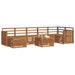 Set de canapele de exterior 8 pcs natural Lemn Solid de Acacia - WALTI WALTI