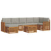 Set de canapele de exterior 8 pcs Gri natural și deschis - WALTI WALTI