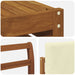 Set de canapele de exterior cu pernă 8 pcs Natural și Crem - WALTI WALTI