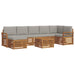 Set de canapele de exterior 8 pcs Gri natural și deschis - WALTI WALTI