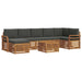 Set de canapele de exterior cu pernă 8 pcs Natural și Antracit - WALTI WALTI
