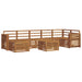 Set de canapele de exterior 8 pcs natural Lemn Solid de Acacia - WALTI WALTI