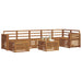 Set de canapele de exterior 8 pcs natural Lemn Solid de Acacia - WALTI WALTI