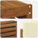 Set de canapele de exterior cu pernă 8 pcs Natural și Crem - WALTI WALTI