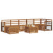 Seturi de canapele 8 pcs natural Lemn Solid de Acacia - WALTI WALTI