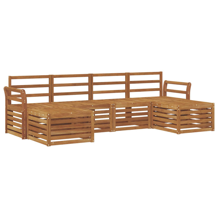 Seturi de canapele 6 pcs natural Lemn Solid de Acacia - WALTI WALTI