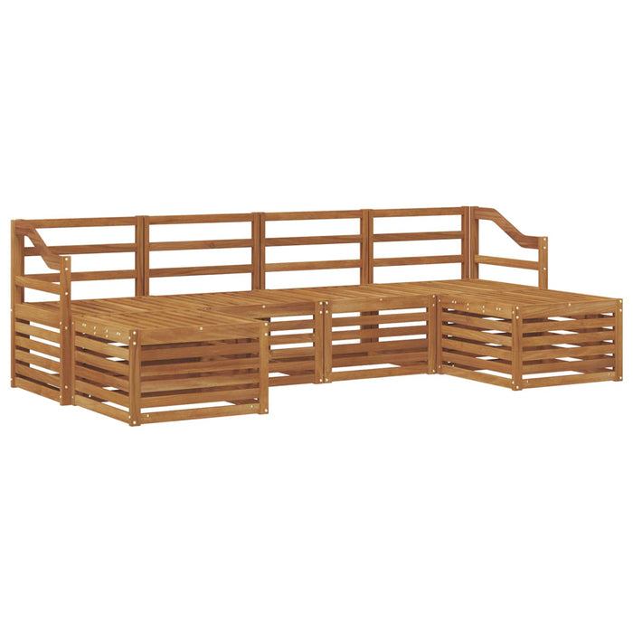 Seturi de canapele 6 pcs natural Lemn Solid de Acacia - WALTI WALTI