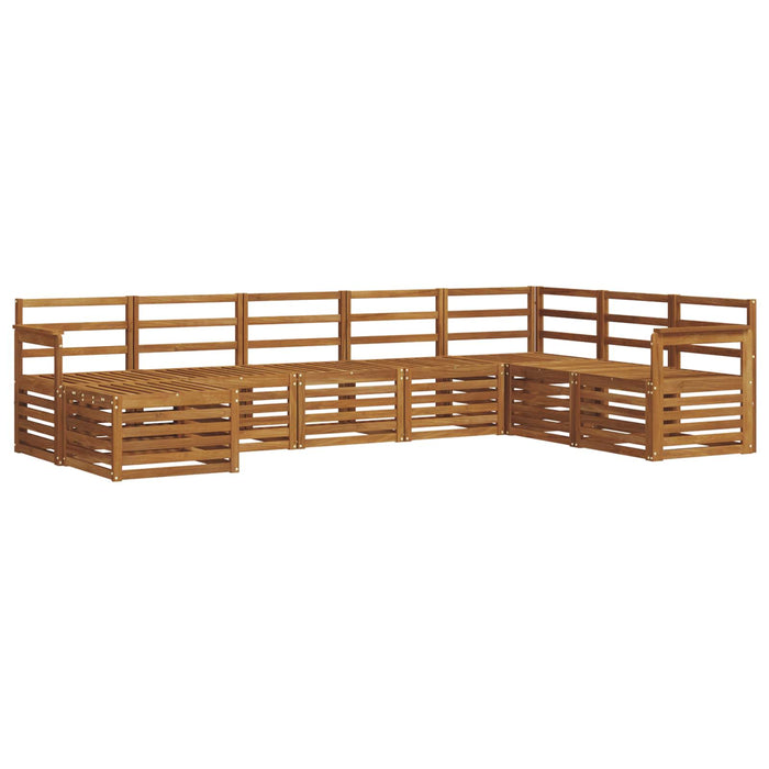 Seturi de canapele 8 pcs natural Lemn Solid de Acacia - WALTI WALTI