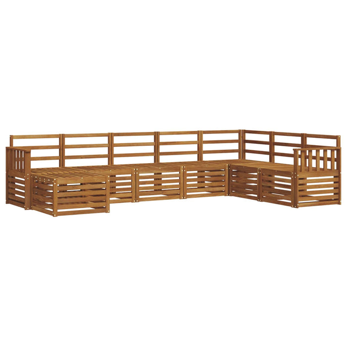 Seturi de canapele 8 pcs natural Lemn Solid de Acacia - WALTI WALTI