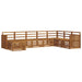 Seturi de canapele 8 pcs natural Lemn Solid de Acacia - WALTI WALTI