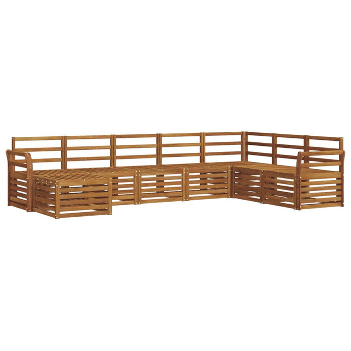 Seturi de canapele 8 pcs natural Lemn Solid de Acacia - WALTI WALTI